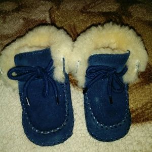 UGG Blue Infant Booties
